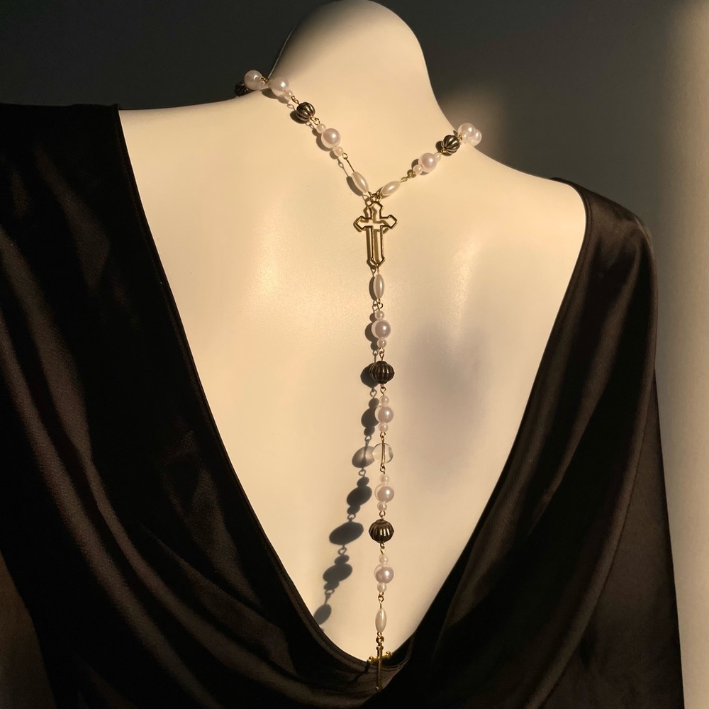 Rosary Body Chain Necklace